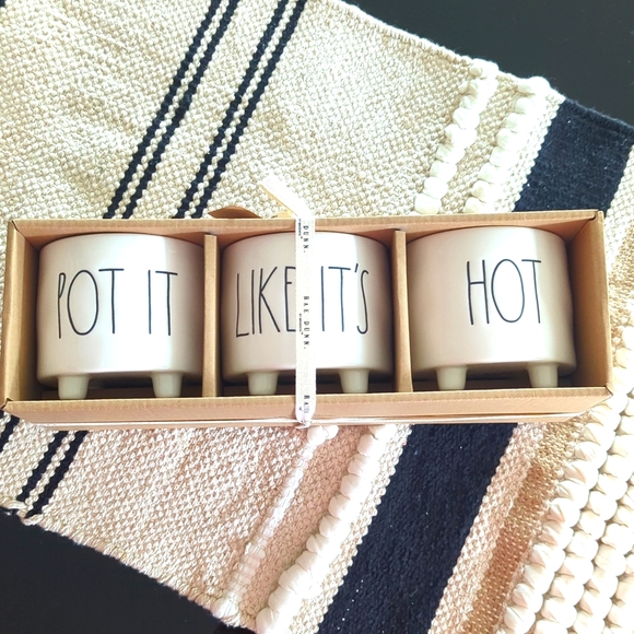 💥3/40💥 Rae Dunn flower pot set - Picture 1 of 5